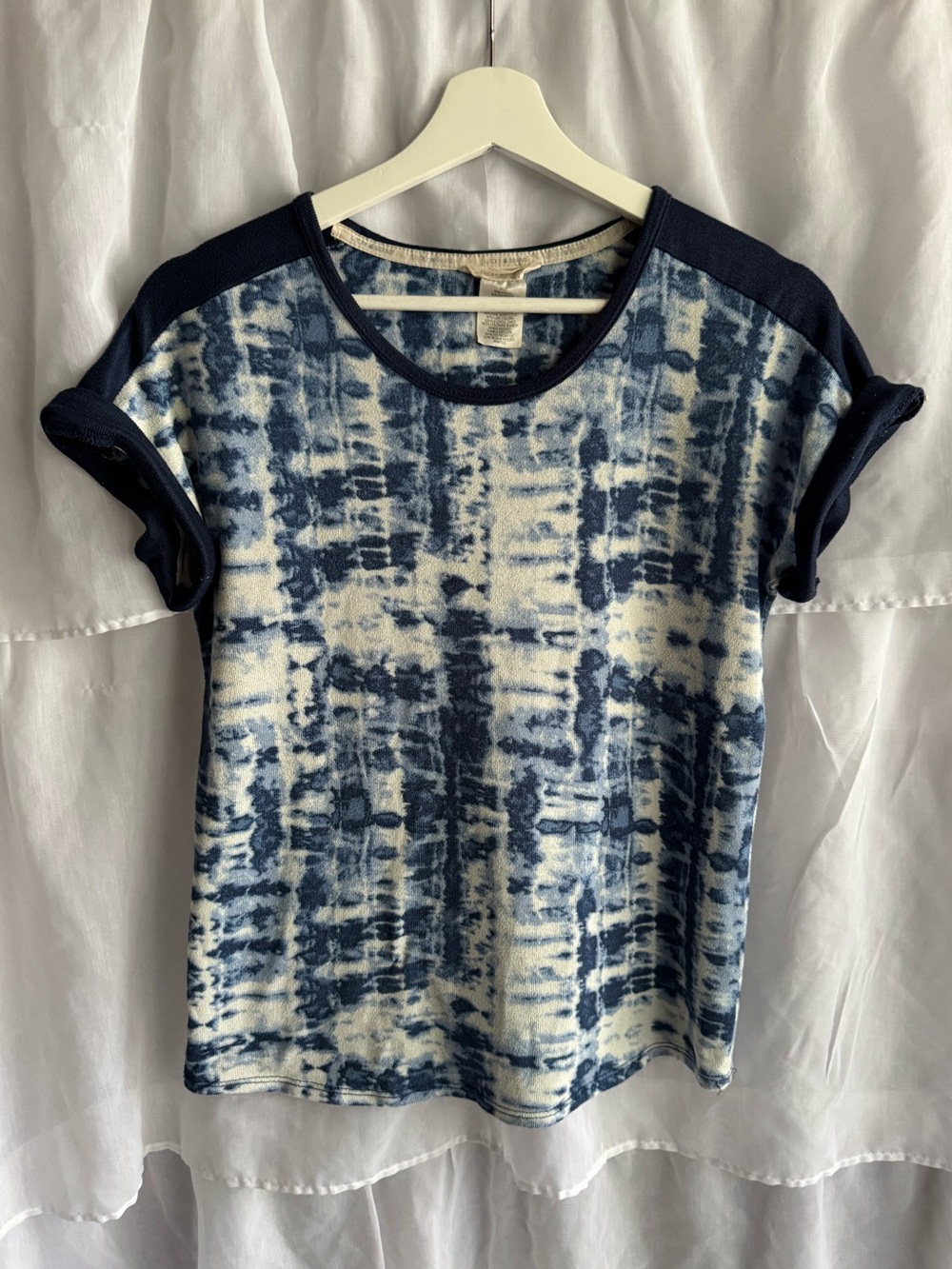 Lucky Brand Tie-Dye Short Sleeve Pajama Shirt